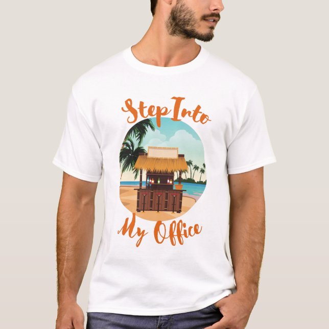 Lönkontoret i Tropical Västindien T Shirt (Framsida)