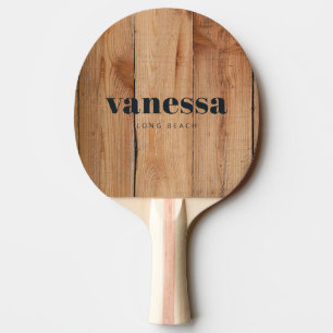 Lönn Grovkapat Minimal Modern Klassisk Namn Pingisracket