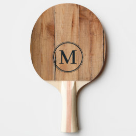 Lönn Grovskuren Monogram Pingisracket