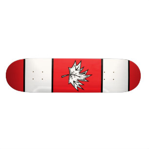Lönn-Löv-Skateboard Old School Skateboard Bräda 18 Cm