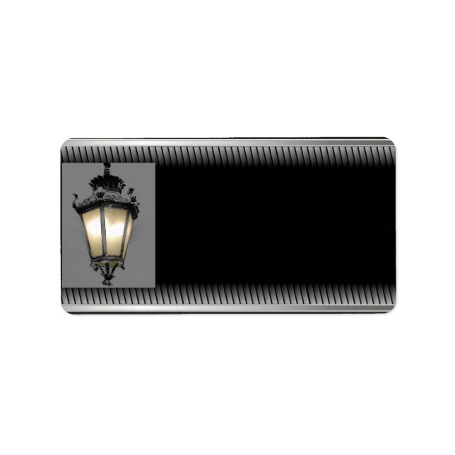 Lönnadressetikett Adressetikett (Framsidan)