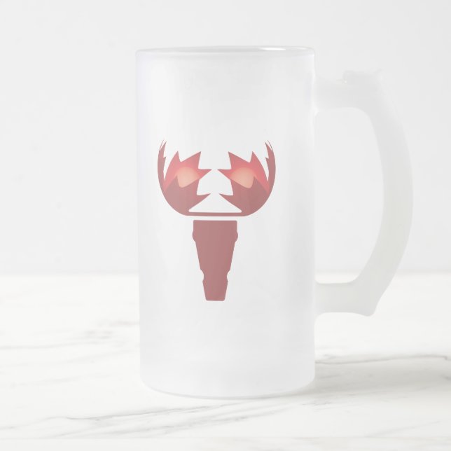 Lönnälg Frostat Glas Mugg (Höger)