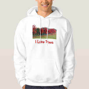 Lönnar älskar jag träd hoodie
