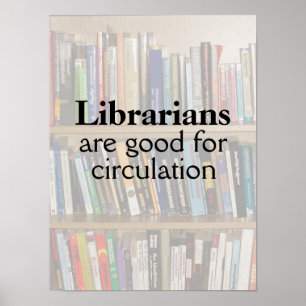 Lönnaren Pun Bibliotek Poster Bokar på Shelf
