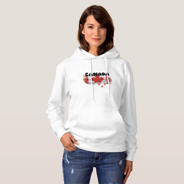 Lönnbladflagga🍁 T Shirt (Hel framsida)