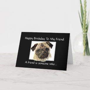 Lönndag - Pug, Pet, Animal, Natur Kort