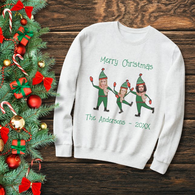 Lönnfamiljens foto Ugly jul-sötare T Shirt (Skapare uppladdad)