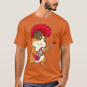 Lönnguinea gris punk sten guitar Music Design T Shirt
