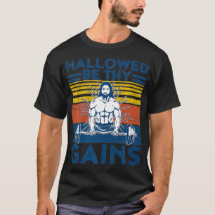 Lönngymen hade varit Thy Gains Fitness Workout J T Shirt