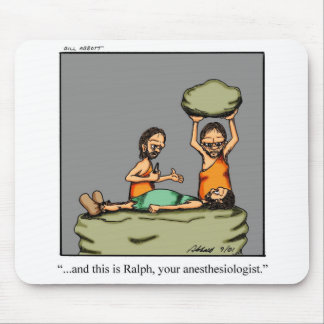 Lönnlig anestesiolog Humor Mouse Pad Musmatta