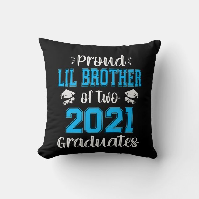 Lönnlöd Lil Brother från 2021 Student Kudde (Framsida)