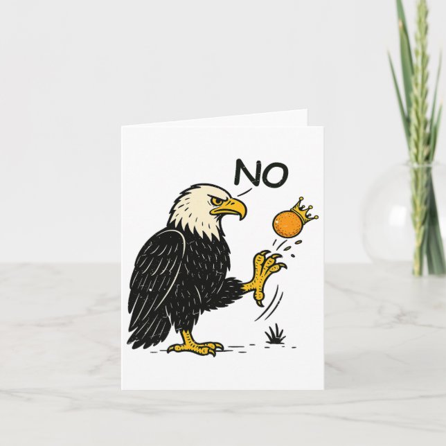 Lönnlös Kung i Amerika Shirt - Retro Policy Kort (Framsida)
