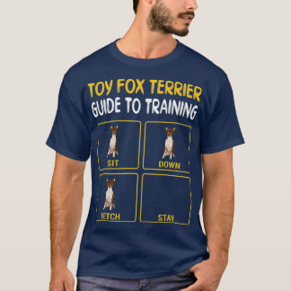 Lönnlös Leksak Fox Terrier Guide to Training Hund T Shirt