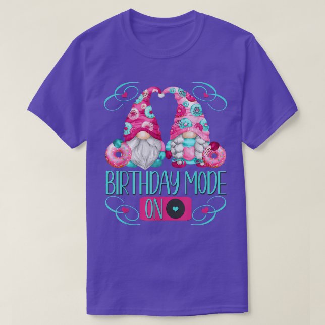 Lönnlöshet i födelsedagsläge för Donut Älskare Cu T Shirt (Design framsida)