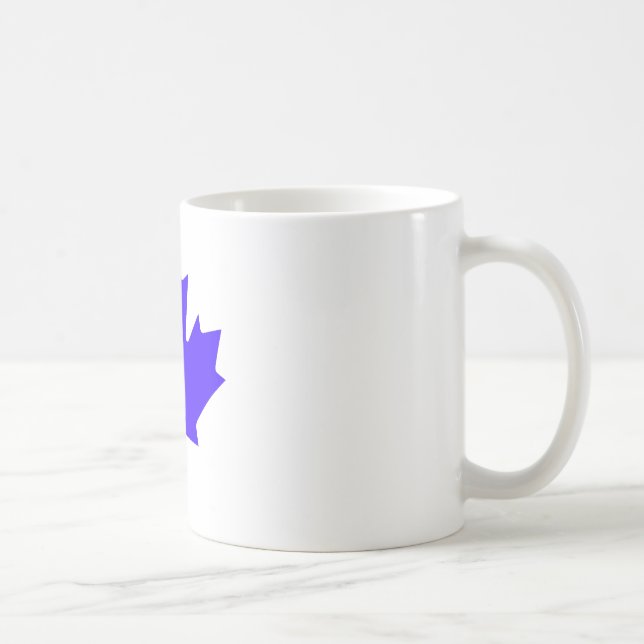 Lönnlöv BlueTransp de MUSEUMZazzle gåvorna Kaffemugg (Höger)