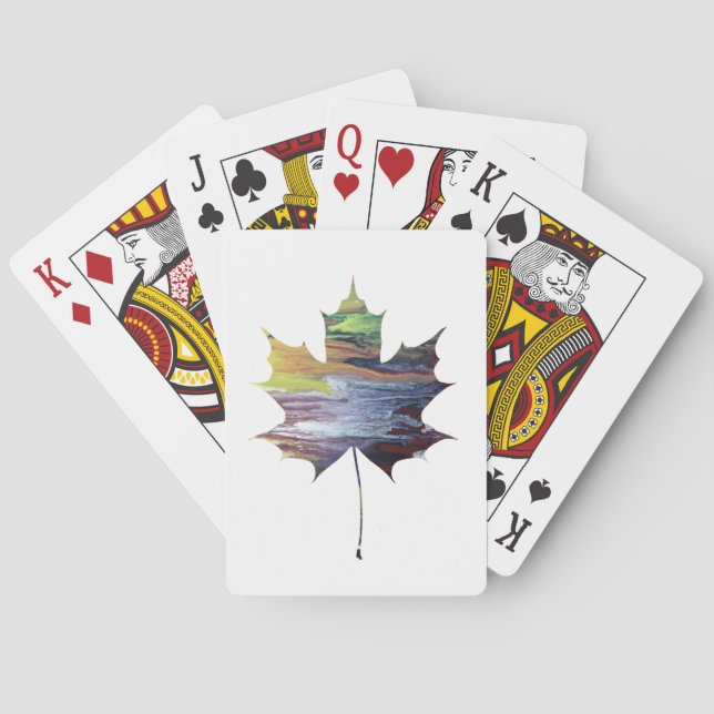 Lönnlöv Casinokort (Baksidan)