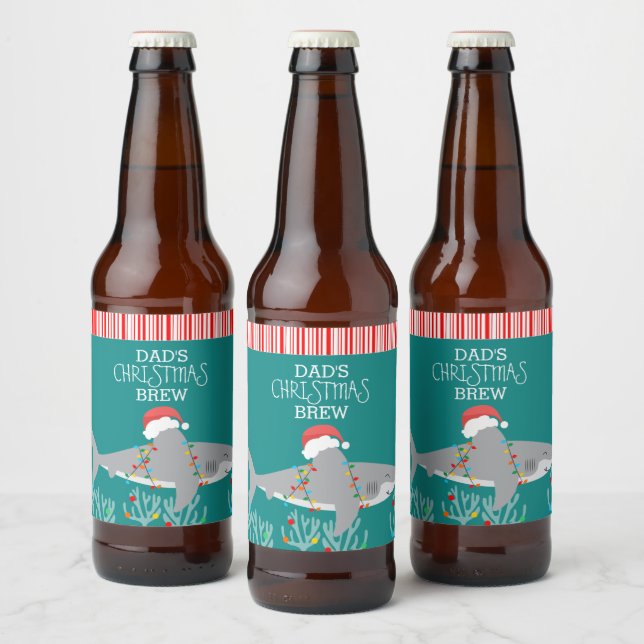 Lönnmärketiketter för Shark Beer Ölflaska Etikett (Flaskor)