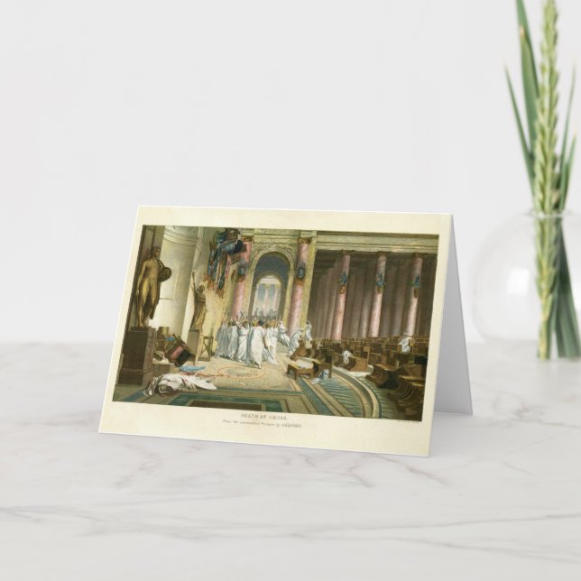 Lönnmord av Julius Caesar Kort (Framsida)