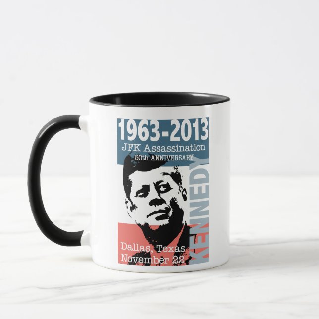 Lönnmordårsdag för JFK Kennedy 1963 - 2013 Mugg (Vänster)