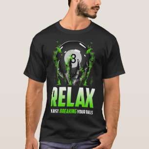 Lönnrika biljardard Design 8 Ll Snooker Bassäng Cu T Shirt