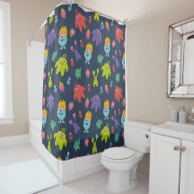 Lönnrika monster Shower Curtain