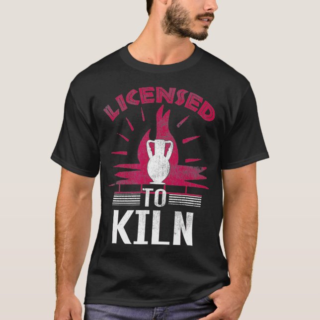 Lönnsten Hjul Ceramics Clay Stoneware till T Shirt (Framsida)