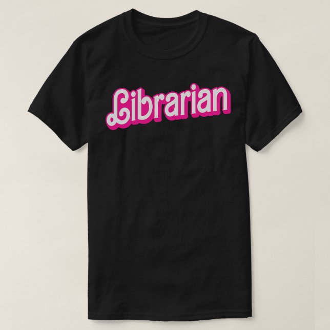 Lönnstift för bibliotekarier Bibliotek Funny Libra T Shirt (Design framsida)