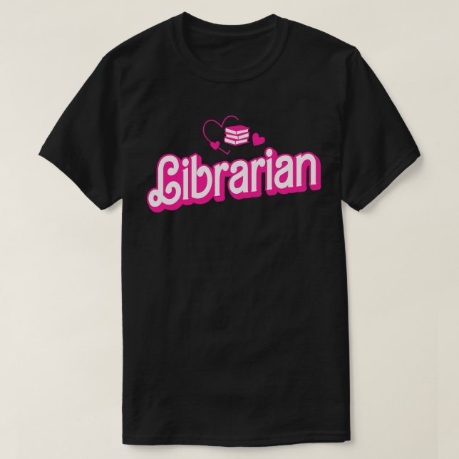 Lönnstift för bibliotekarier i Bibliotek T Shirt (Design framsida)