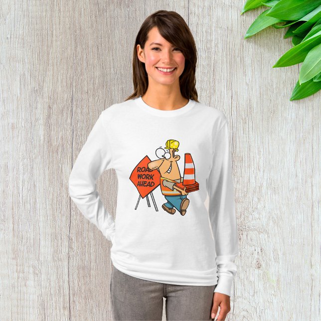 Lönnteckning av slirarbete för byggarbetare t shirt (Skapare uppladdad)