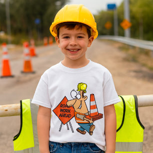 Lönnteckning av slirarbete för byggarbetare t shirt