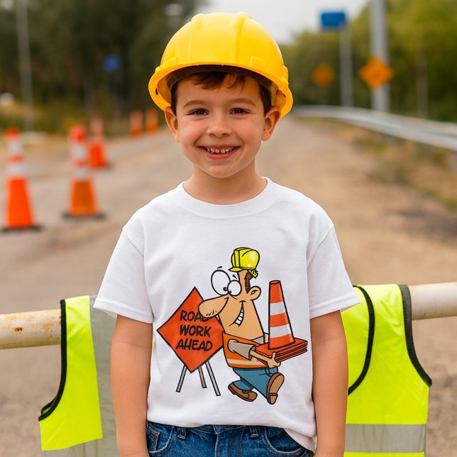 Lönnteckning av slirarbete för byggarbetare t shirt (Skapare uppladdad)