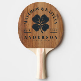 Lönnträ Irland Lyckoklöver Bröllopsvapen Pingisracket