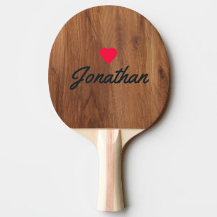 Lönnträ Vintage Heart Signature BK Pingisracket