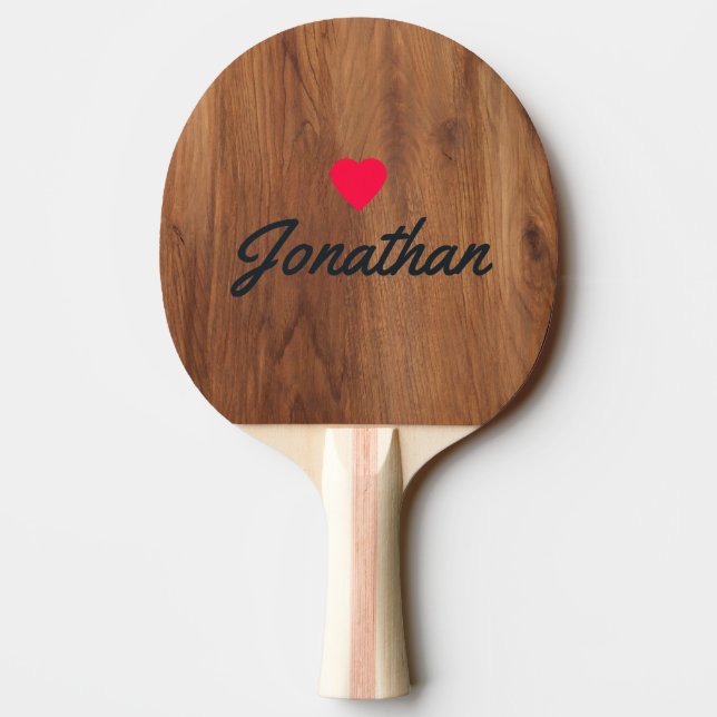 Lönnträ Vintage Heart Signature BK Pingisracket (Baksidan)