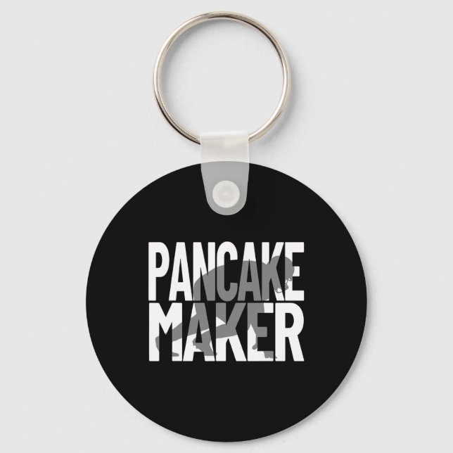 Lönny fotbollspelare Meme Lineman Pancake Maker Nyckelring (Framsida)