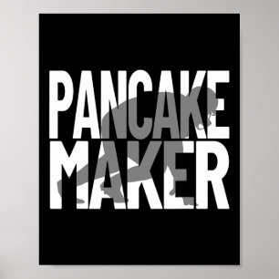 Lönny fotbollspelare Meme Lineman Pancake Maker Poster