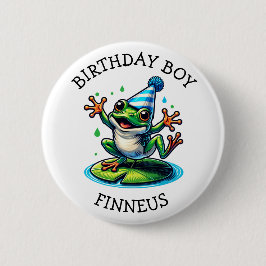 Lönny Frog ThGodt Birthday Boy Knapp