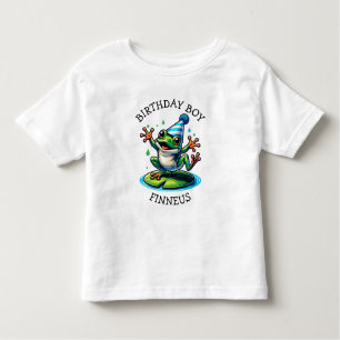 Lönny Frog ThGodt Birthday Boy T Shirt