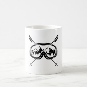 Lönnyare Winter Sports Snowboarding goggles ski r Kaffemugg