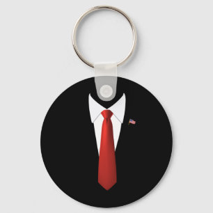 Lönnye president Trump Kostym Lazy Halloween Costu Nyckelring