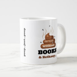 Lönnyj Best Friend Bok Älskare Bookish Gift Mugg Jumbo Mugg