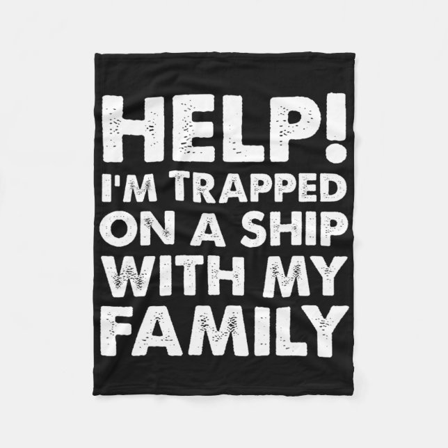 Lönnyj Family Cruise Shirt Matching Vacation Cruis Fleecefilt (Framsidan)