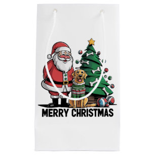 Lönnyj Labrador Retriever Hund med Jultomten Art