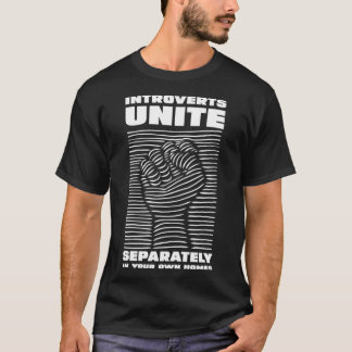 Lönnyliga introduverts Unite Separate Pullover Hoo T Shirt