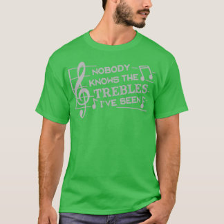 Lönnymusiker Treble Joke Pun Music Lärare T Shirt