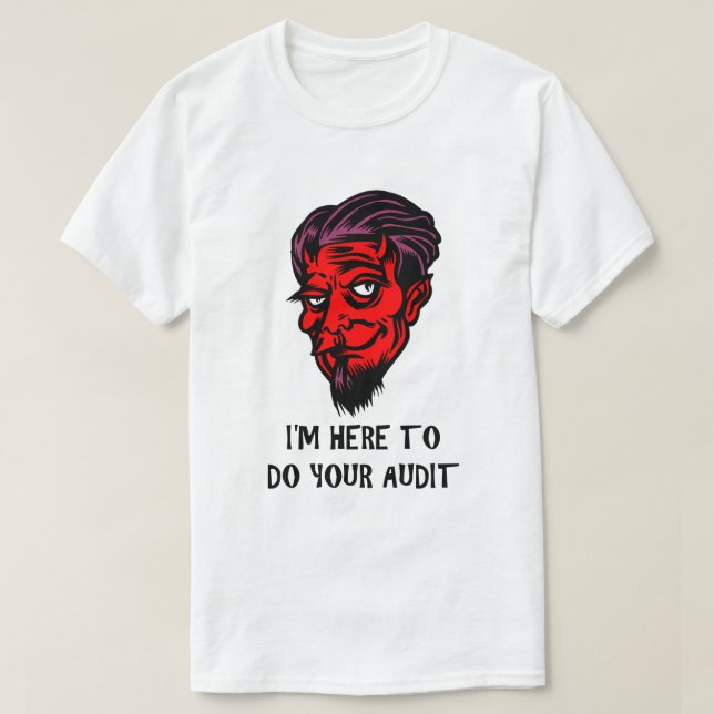 Lönnyskattteme Shirt IRS Joke Taxday Humor Funny T Shirt (Design framsida)