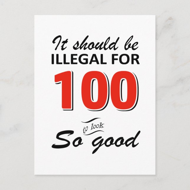 Lönsam 100-årsjubileum vykort (Framsida)