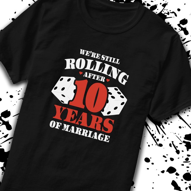 Lönsam 10-årsdag Par gift 10 år T Shirt (Skapare uppladdad)