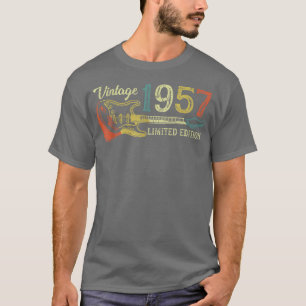 Lönsam 1957-födelsedagspresent för manar Guitar Äl T Shirt