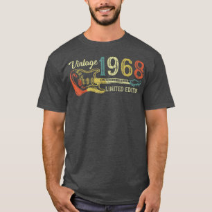 Lönsam 1968-födelsedagspresent för manar Guitar Äl T Shirt